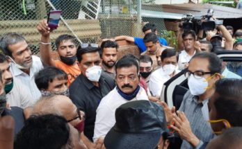 CM Uddhav Thakre at Chiplun-Floods affected area