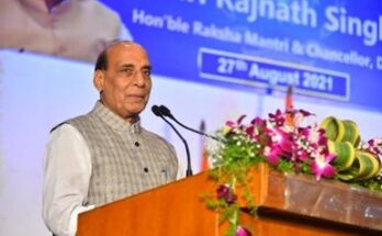 Raksha Mantri Shri Rajnath Singh