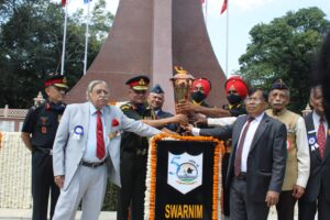 Swarnim Vijay Varsh victory flame honoured at War Memorial