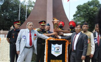 Swarnim Vijay Varsh victory flame honoured at War Memorial