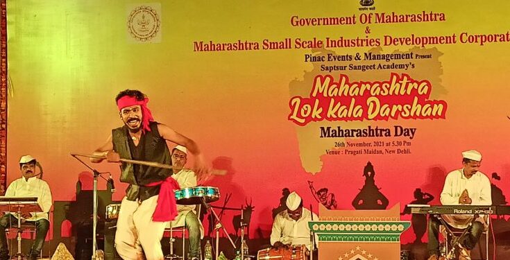 Maharashtra Day program organized today at the Bharat International Fair