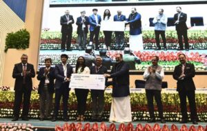 The winners of the ‘Aadhaar Hackathon’ were announced and felicitated by Shri Rajeev Chandrasekhar