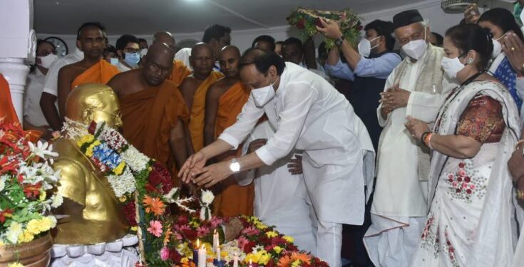 On the occasion of Mahaparinirvana Day, Deputy Chief Minister Ajit Pawar visited Dr. Babasaheb Ambedkar at Chaityabhoomi.