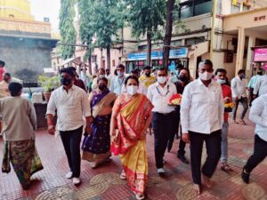 Dr. Neelam Gorhe, Deputy Speaker of the Legislative Council @ Ranjangaon Ganpati