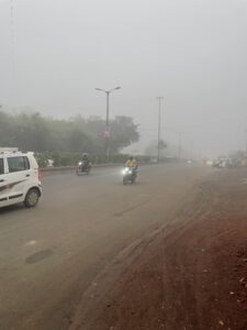 A blanket of fog in Hadapsar -1