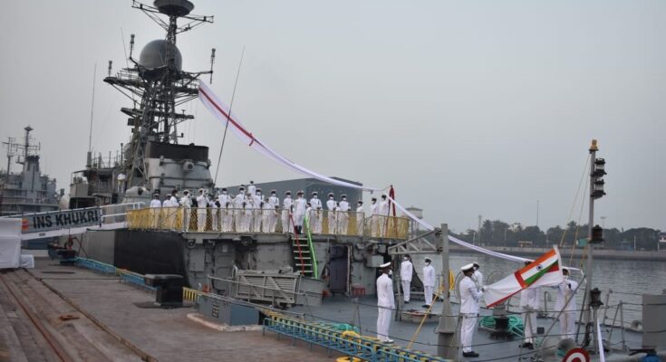 INS KHUKRI DECOMMISSIONED AFTER 32 YEARS