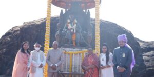 President Ramnath Kovind had come to Raigad fort