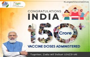 Country achieves another milestone of administering 150 crore COVID-19 vaccine doses