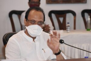 Ajit Pawar at Review Meeting