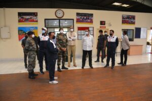 Maharashtra Sports Minister Sunil Kedar visits Army Sports Institute.