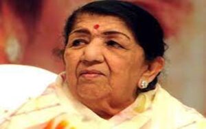 The iconic singer Lata Mangeshkar