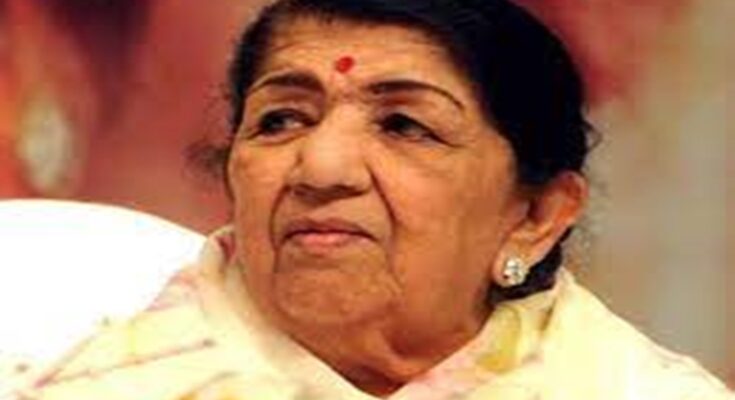 The iconic singer Lata Mangeshkar