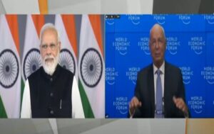 PM Modi virtually addresses World Economic Forum in Davos