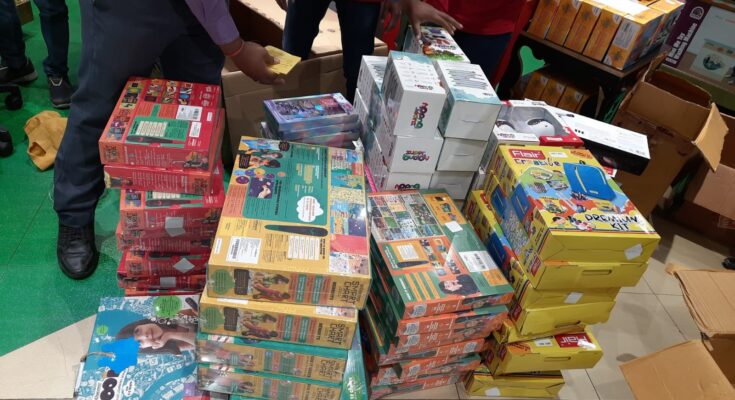 BIS raids toy-shop in Goregaon West confiscates uncertified toys.