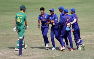 ICC Men’s U-19 World Cup: India beat South Africa by 45 runs in opening Group B match. 