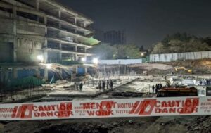 Five people were killed in a building accident in Pune on Thursday night.