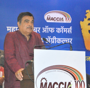 Nitin Gadkari at Maharashtra Chamber of Commerce, Industry and Agriculture (MACCIA) Event