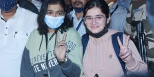 Students from Ukraine reached at Mumbai Air Port