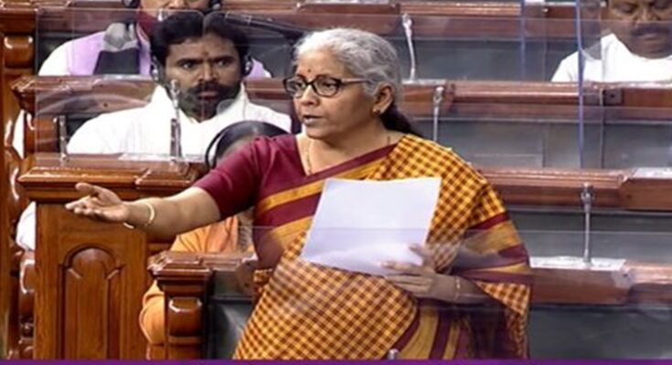 Union Finance Minister Nirmala Sitharaman in Parliament हडपसर मराठी बातम्या Hadapsar News Hadapsar Latest News