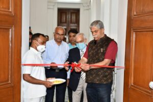 Inauguration by renowned cartoonist Suraj 'ESKAY' Sriram