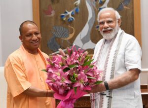 UP CM Yogi Aadityanath and PM Narendra Modi