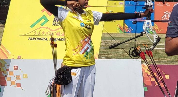 आर्चरीमध्ये आदितीचा सुवर्णवेध Aditi won gold medal in archery हडपसर मराठी बातम्या Hadapsar News Hadapsar Latest News