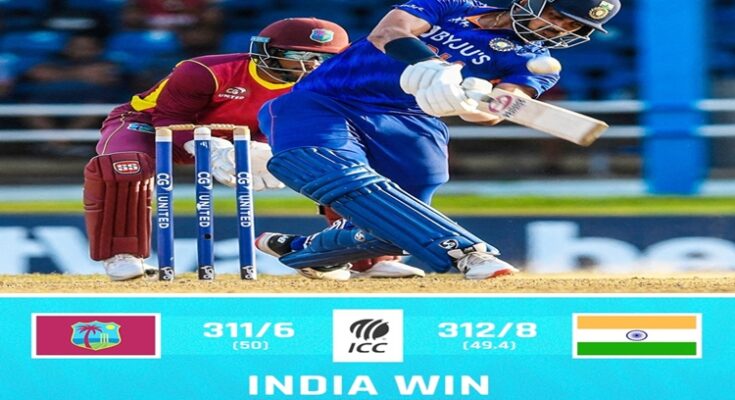 India defeated West Indies by 2 wickets in the second ODI भारताने दुसऱ्या एकदिवसीय सामन्यात वेस्ट इंडिजचा २ गडी राखून पराभव हडपसर मराठी बातम्या Hadapsar Latest News Hadapsar News