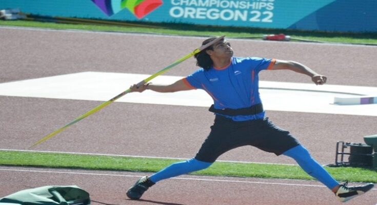 Silver medal for Neeraj Chopra at World Athletics Championships जागतिक अॅथलेटिक्स चॅम्पियनशिपमध्ये नीरज चोप्राला रौप्य पदक हडपसर न्युज ब्युरो Hadapsar Latest News Hadapsar News