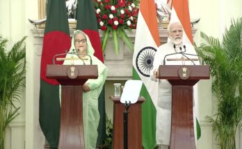 7 bilateral agreements between India and Bangladesh in various fields भारत आणि बांग्लादेश दरम्यान विविध क्षेत्रात ७ द्विपक्षीय करार हडपसर मराठी बातम्या Hadapsar Latest News Hadapsar News