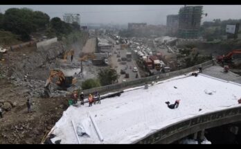 Preparations for the fall of the old bridge at Chandni Chowk are in final stages चांदणी चौकातील जुना पूल पडण्याची पूर्वतयारी अंतिम टप्प्यात हडपसर मराठी बातम्या Hadapsar Latest News Hadapsar News