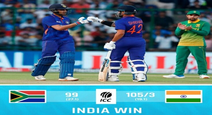 India won the series! South Africa lost by seven wickets भारताने मालिका जिंकली! दक्षिण आफ्रिकेचा सात गडी राखत केला दारूण पराभव हडपसर मराठी बातम्या Hadapsar Latest News Hadapsar News