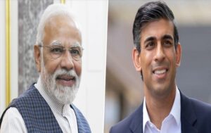 Prime Minister Narendra Modi and British Prime Minister Rishi Sunak प्रधानमंत्री नरेंद्र मोदीआणि  ब्रिटनचे प्रधानमंत्री ऋषी सुनक हडपसर मराठी बातम्या Hadapsar Latest News, Hadapsar News,