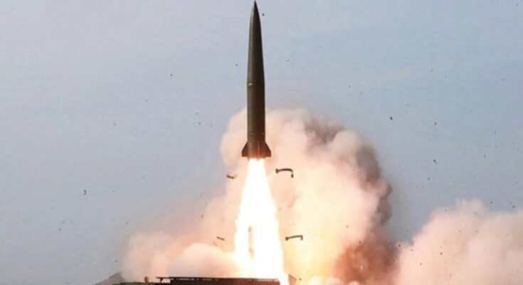 A short-range ballistic missile was fired over the Sea of ​​Japan जपानच्या समुद्रावर कमी पल्ल्याचं बॅलेस्टिक क्षेपणास्त्र डागलं हडपसर मराठी बातम्या Hadapsar Latest News, Hadapsar News