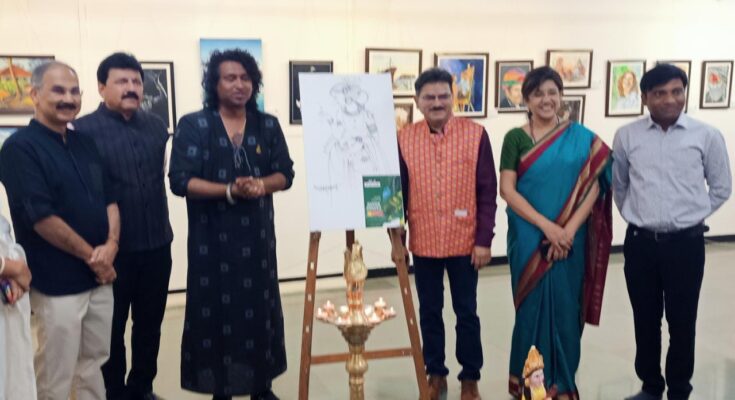 Chetan Prakash and Nitin Herekar's Tulika art exhibition concluded चेतन प्रकाश आणि नितीन हेरेकर या चित्रकारांचे तुलिका’ कला प्रदर्शन संपन्न हडपसर क्राइम न्यूज हडपसर मराठी बातम्या Hadapsar Latest News Hadapsar News