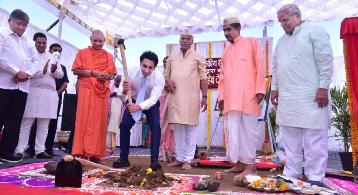 Bhoomipujan of Balasaheb Devras Hospital बाळासाहेब देवरस रुग्णालयाचे दिमाखात भूमिपूजन हडपसर क्राइम न्यूज, हडपसर मराठी बातम्या, हडपसर न्युज Hadapsar Crime News, Hadapsar Marathi News, ,Hadapsar News