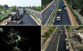 100 Km concreting of Ghaziabad – Aligarh Expressway by Green Technology in 100 hours!! गाझियाबाद – अलिगड द्रुतगती मार्गावर ग्रीन टेक्नॉलॉजी द्वारे 100 तासांत 100 किलोमीटर काँक्रीटीकरण!! हडपसर क्राइम न्यूज, हडपसर मराठी बातम्या, हडपसर न्युज Hadapsar Crime News, Hadapsar Marathi News, ,Hadapsar News