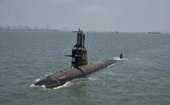 The first sea voyage of the sixth Scorpin submarine 'Waghsheer' ‘वाघशीर’ या सहाव्या स्कॉर्पिन पाणबुडीची पहिली सागरी सफर हडपसर क्राइम न्यूज, हडपसर मराठी बातम्या, हडपसर न्युज Hadapsar Crime News, Hadapsar Marathi News, ,Hadapsar News