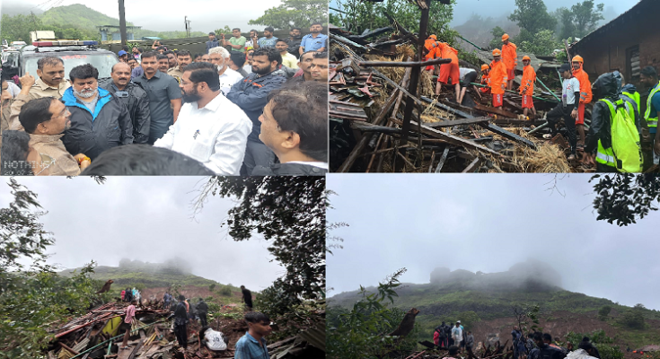 The death toll in the landslide accident at Irsalwadi in Raigad district has risen to 16 रायगड जिल्ह्यात इर्साळवाडीत दरड कोसळून झालेल्या दुर्घटलेतल्या मृतांची संख्या १६ वर हडपसर क्राइम न्यूज, हडपसर मराठी बातम्या, हडपसर न्युज Hadapsar Crime News, Hadapsar Marathi News, ,Hadapsar News