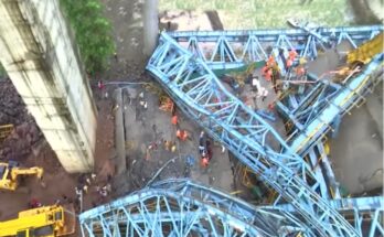 17 people died after a crane collapsed at Ambegaon in Thane district ठाणे जिल्ह्यात आंबेगाव इथं क्रेन कोसळल्यानं १७ जणांचा मृत्यू हडपसर क्राइम न्यूज, हडपसर मराठी बातम्या, हडपसर न्युज Hadapsar Crime News, Hadapsar Marathi News, ,Hadapsar New