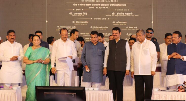 Union Minister Nitin Gadkari inaugurated the road development project at NDA Chowk एनडीए चौकातील रस्ते विकास प्रकल्पाचे केंद्रीय मंत्री नितीन गडकरी यांच्या हस्ते लोकार्पण हडपसर क्राइम न्यूज, हडपसर मराठी बातम्या, हडपसर न्युज Hadapsar Crime News, Hadapsar Marathi News, ,Hadapsar News