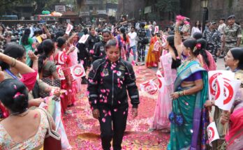 The 'Yashaswini Rally' of women jawans received a strong welcome in Pune महिला जवानांच्या ‘यशस्विनी रॅली’चे पुण्यात जोरदार स्वागत हडपसर क्राइम न्यूज, हडपसर मराठी बातम्या, हडपसर न्युज Hadapsar Crime News, Hadapsar Marathi News, ,Hadapsar News