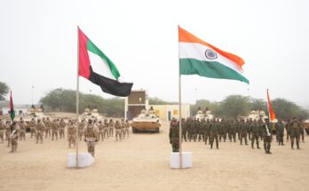 India-United Arab Emirates joint military exercise 'Desert Cyclone' begins in Rajasthan भारत - संयुक्त अरब अमिरातीचा संयुक्त लष्करी सराव ‘डेझर्ट सायक्लोन’ राजस्थानमध्ये सुरू हडपसर क्राइम न्यूज, हडपसर मराठी बातम्या, हडपसर न्युज Hadapsar Crime News, Hadapsar Marathi News, ,Hadapsar News