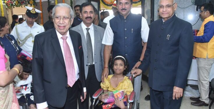 Distribution of wheelchairs to children with disabilities by the Governor राज्यपालांच्या हस्ते बाल दिव्यांगांना व्हीलचेअरचे वितरण हडपसर क्राइम न्यूज, हडपसर मराठी बातम्या, हडपसर न्युज Hadapsar Crime News, Hadapsar Marathi News, ,Hadapsar News